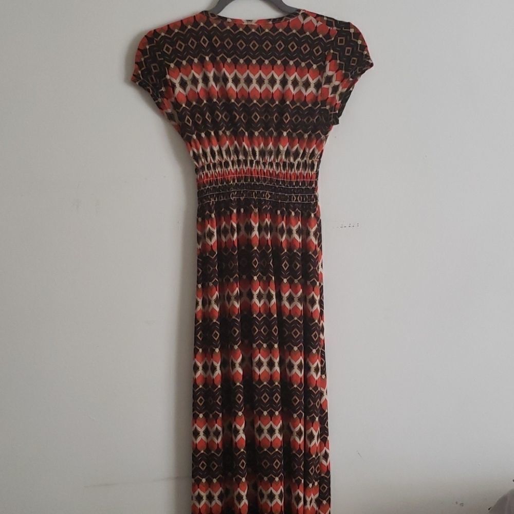 5th & Love Geometric Print Maxi Dress - Size Small - Picture 5 of 8